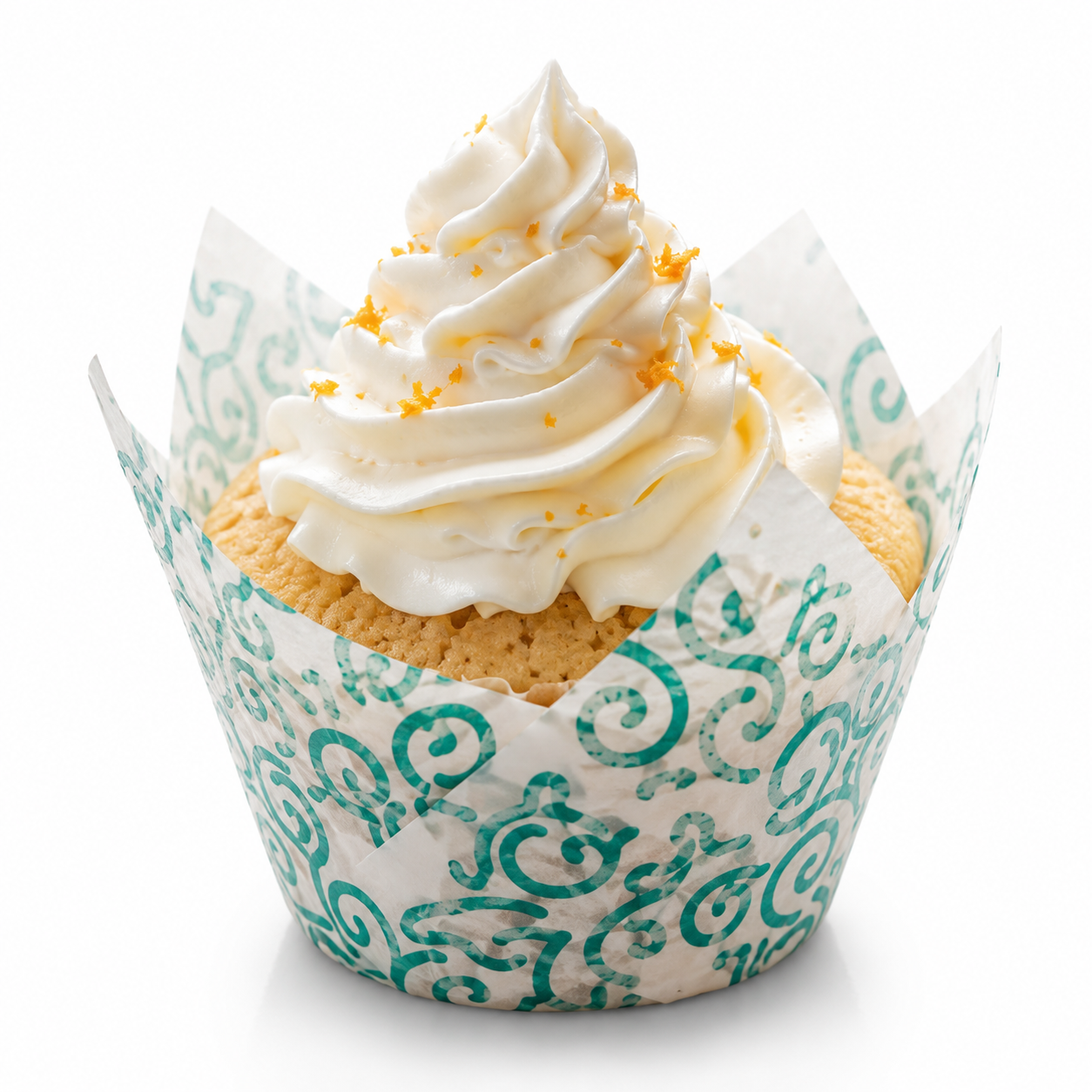 Orange Vanilla Crème Cupcake