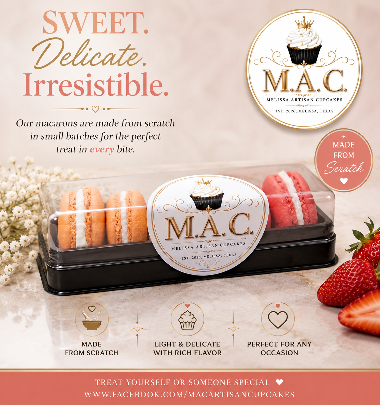 Fall Macarons 6 pack