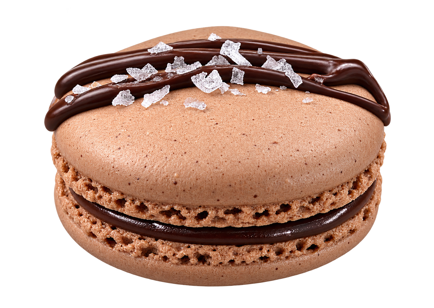 Chocolate and Sea Salt Macaron 6 pack