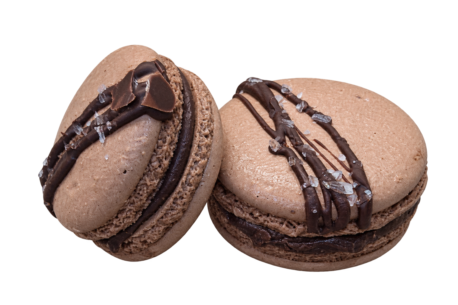Chocolate and Sea Salt Macaron 6 pack